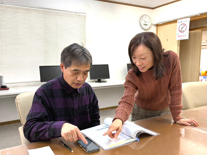 スマホ講座の様子