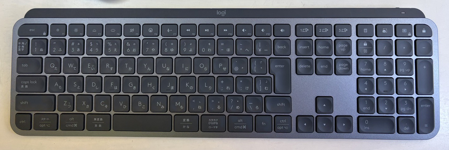 ロジクール MX KEYS S 静音ワイヤレスキーボード