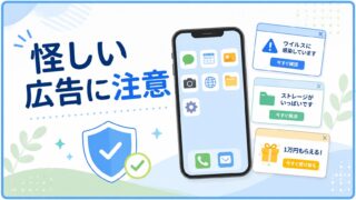 スマホに突然広告が出る原因と対処法｜怪しいアプリ・広告に注意