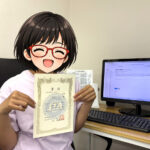 日本タイピング協会主催4月度タイピングコンテスト文章練習ジュニア部門で金賞を受賞した中学1年生Hさん