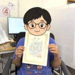 JTA主催5月度タイピングコンテストで銀賞を受賞した小学4年生の生徒